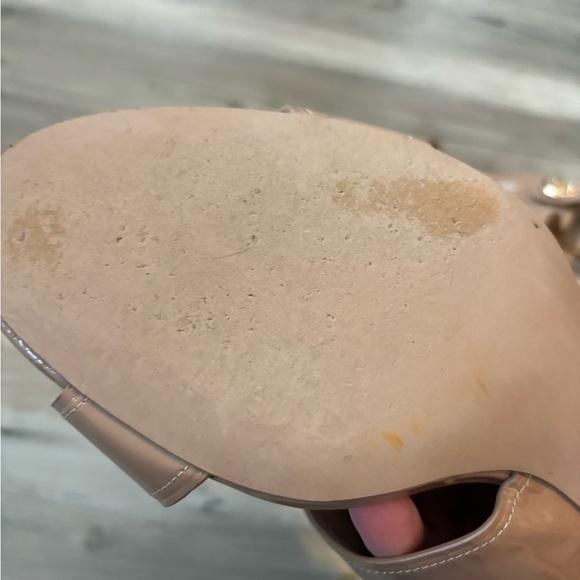 Coach Marla Slingback Nude, Patent leather Sandal Size 10 - Picture 5 of 7